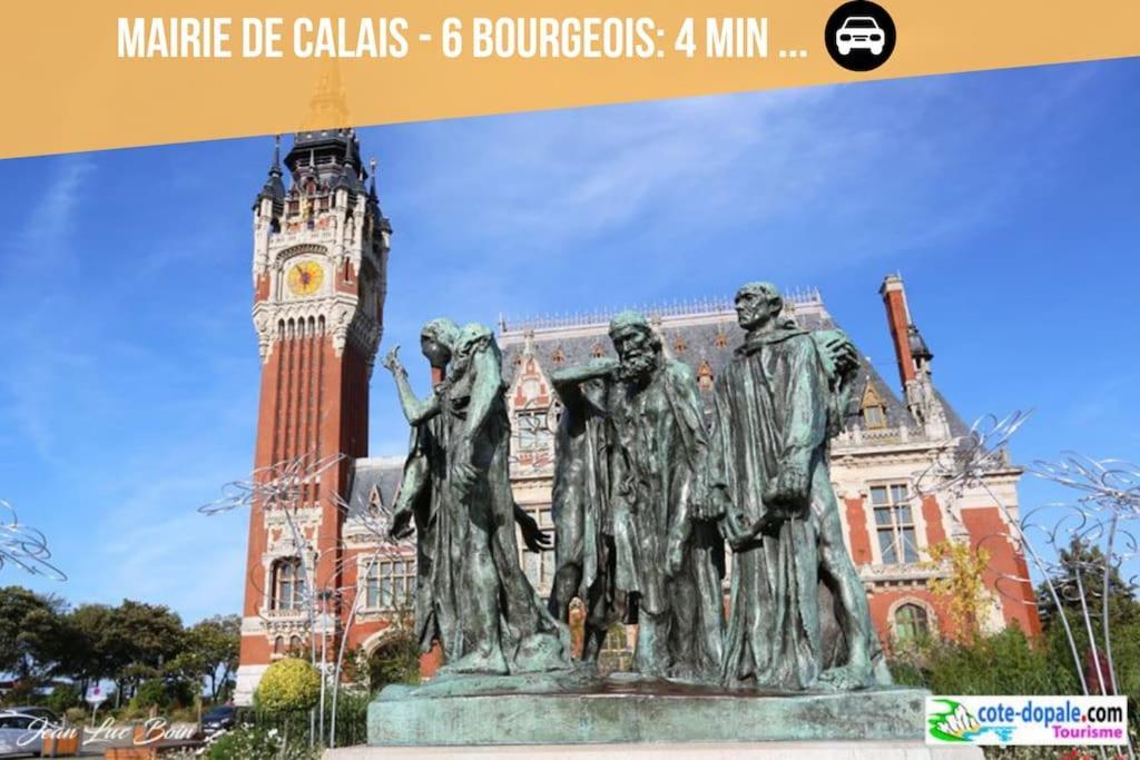 Le Grand Messin - Calais Nord -Cour - Plage - Ferry - Eurotunnel Exterior foto